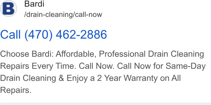 Bardi Heating, Cooling, Plumbing, Electrical ad