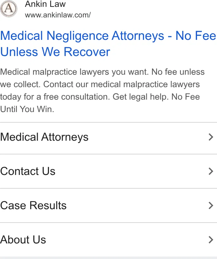 Ankin Law ad