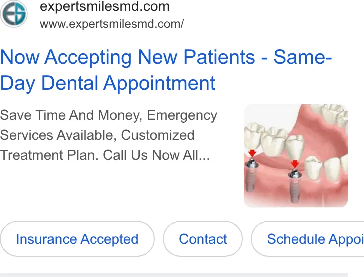 Expert Smiles ad