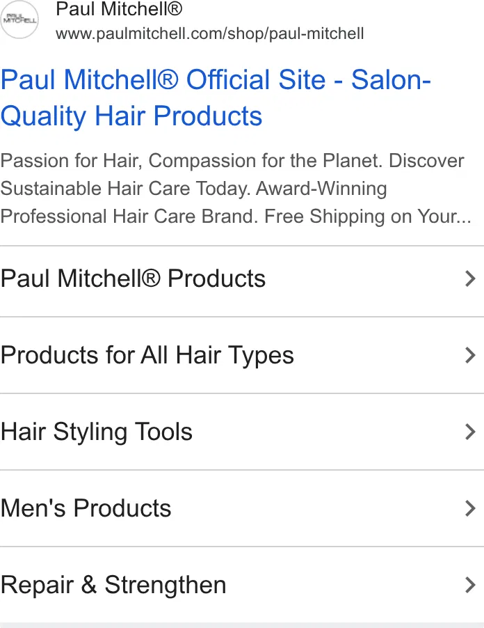 John Paul Mitchell Systems ad