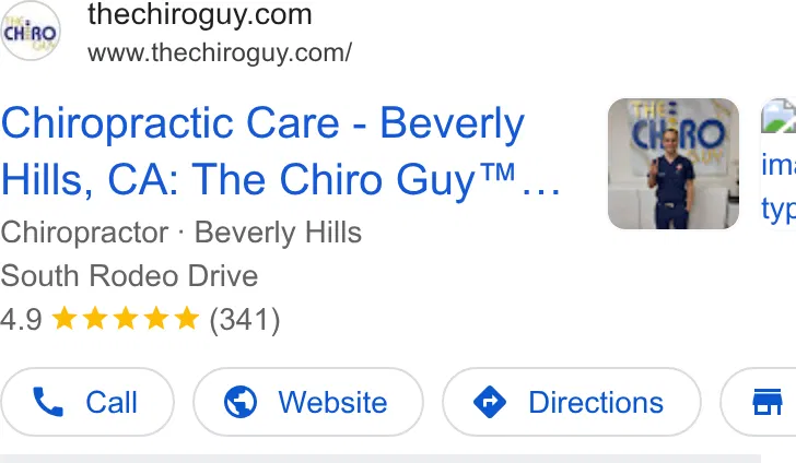 The Chiro Guy Chiropractic and Wellness Center ad