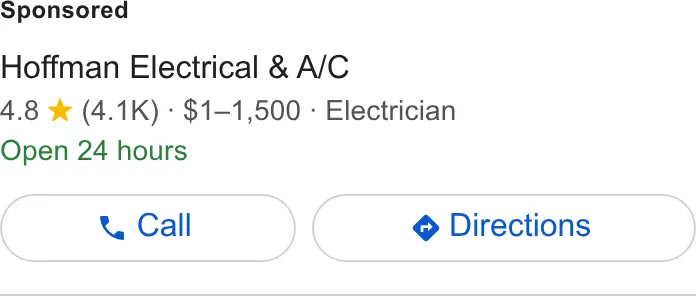 Hoffman Electrical & A/C ad
