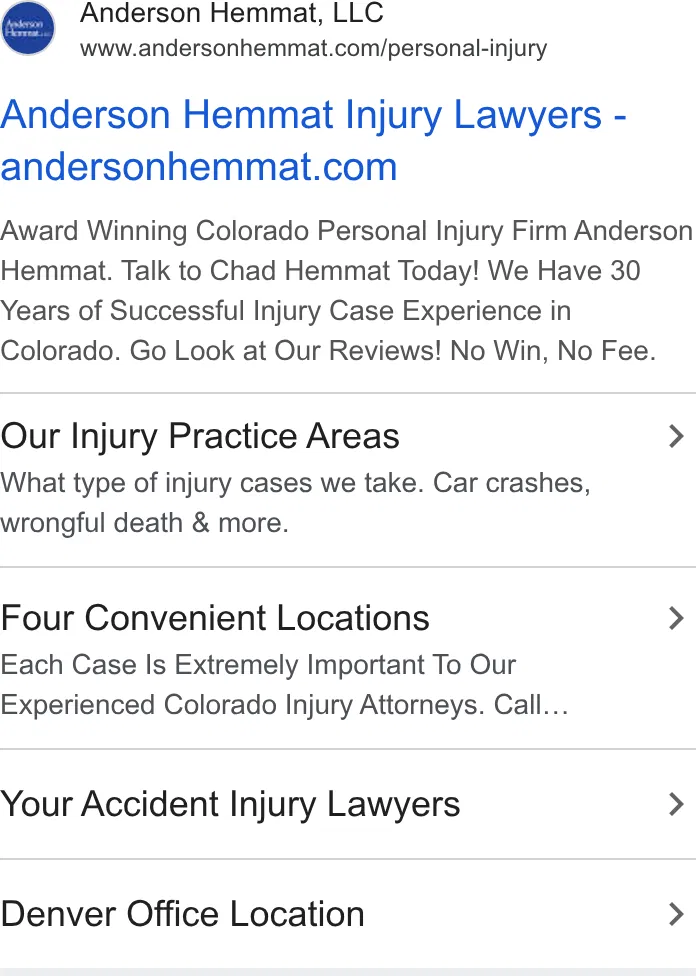 Anderson Hemmat, LLC ad