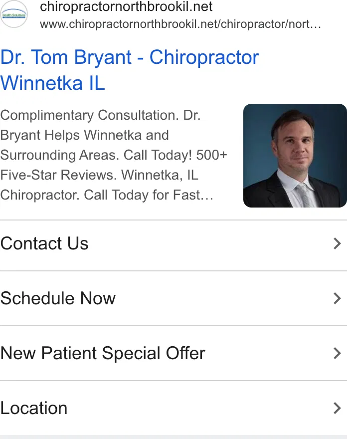 Health Solutions Precision Spinal Care ad
