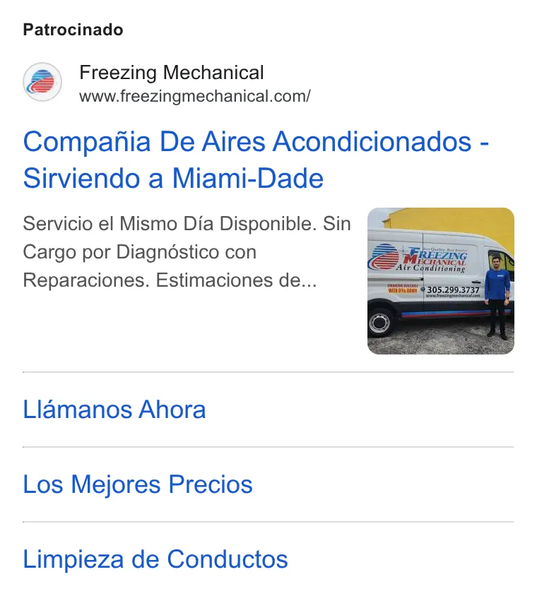 Freezing Mechanical ad