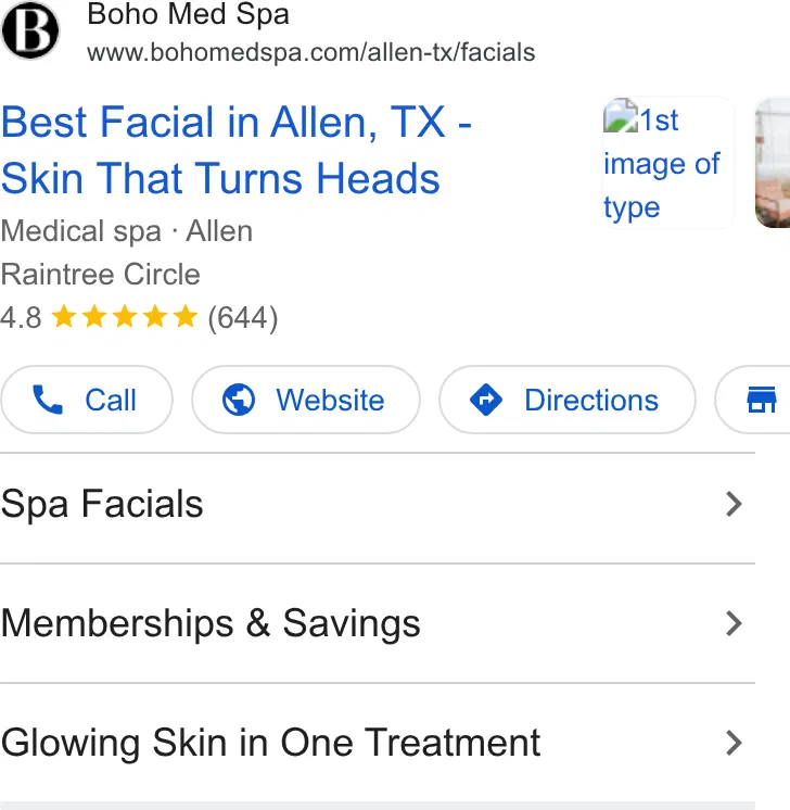 Boho Med Spa ad