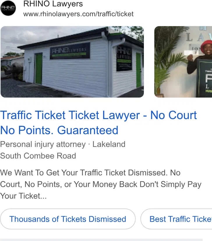 RHINO Lawyers ad