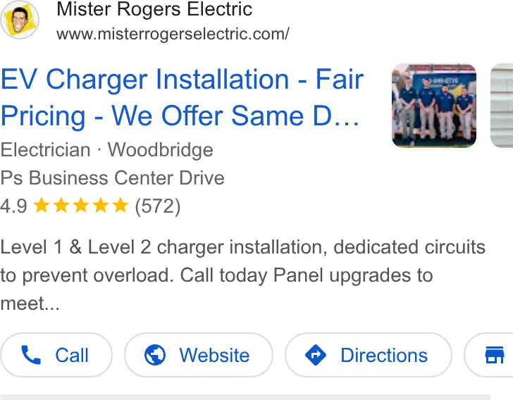 Mister Rogers Electric ad