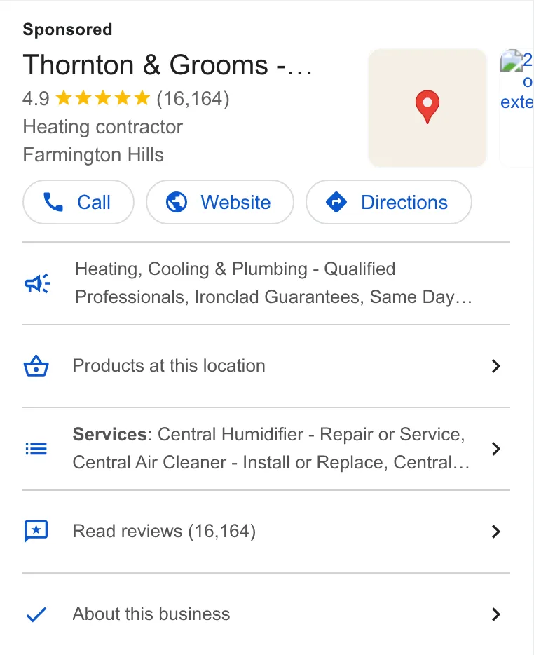 Thornton & Grooms ad
