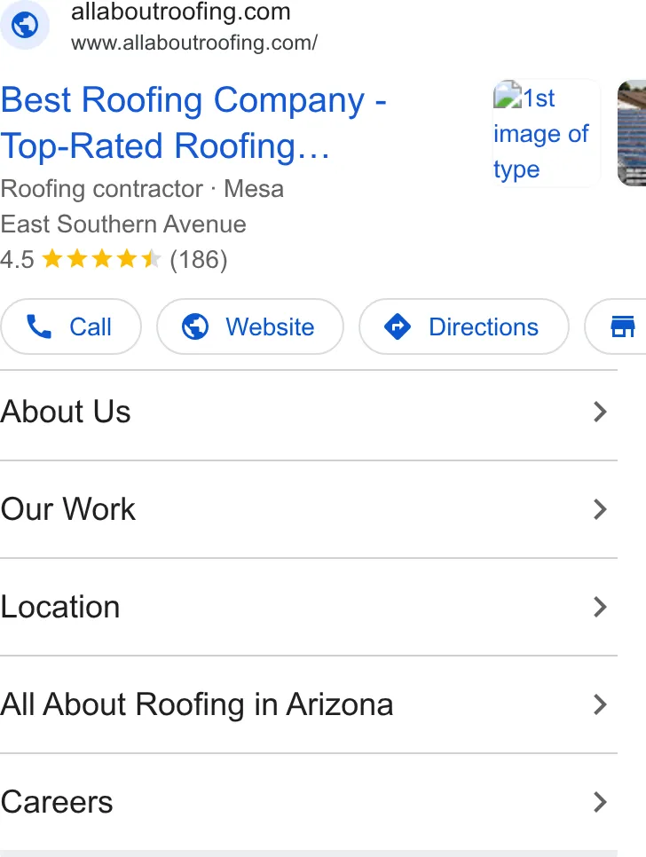 All About Roofing LLC ad