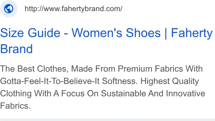 Faherty Brand ad