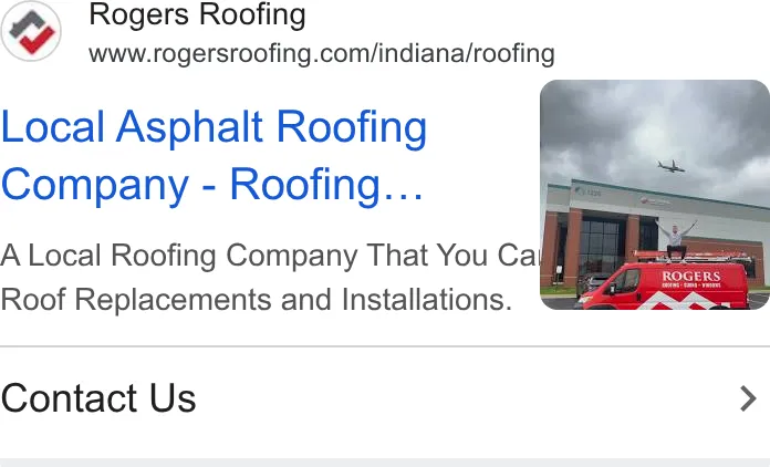 Rogers Roofing ad