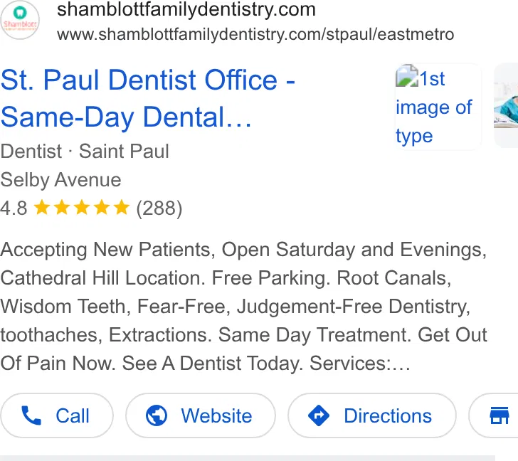 Shamblott Family Dentistry - Hopkins ad