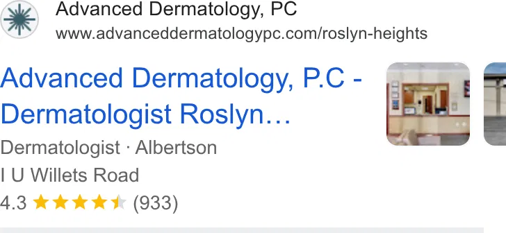 Advanced Dermatology, P.C. ad