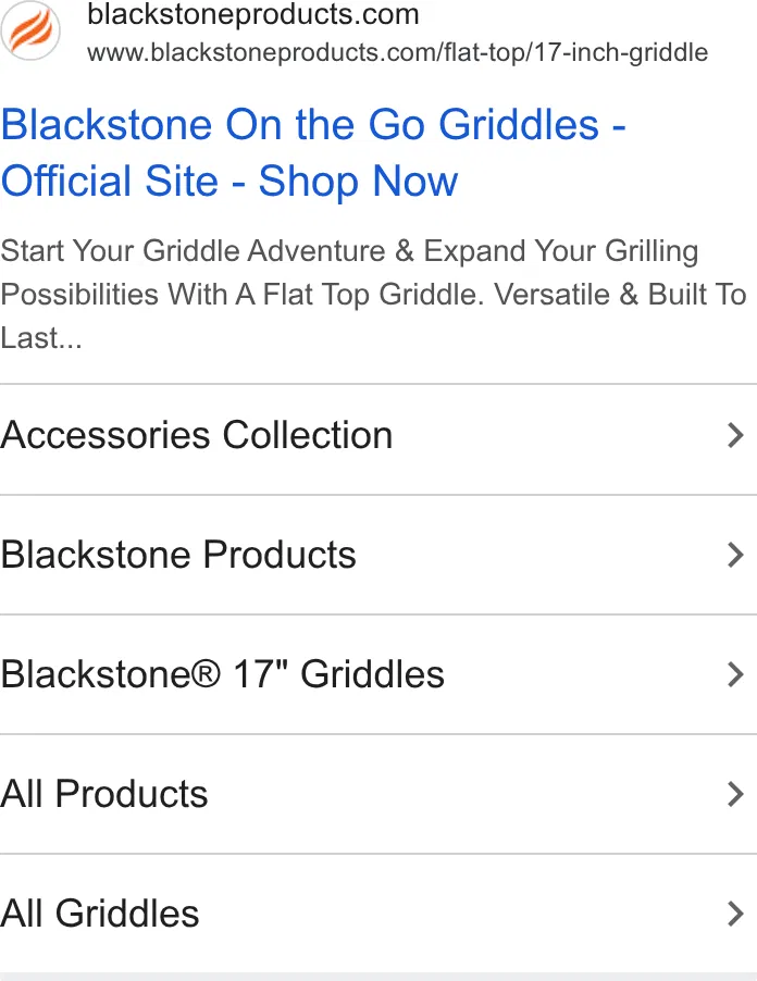 Blackstone Products ad