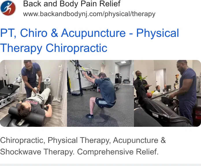 Back & Body Pain Relief ad