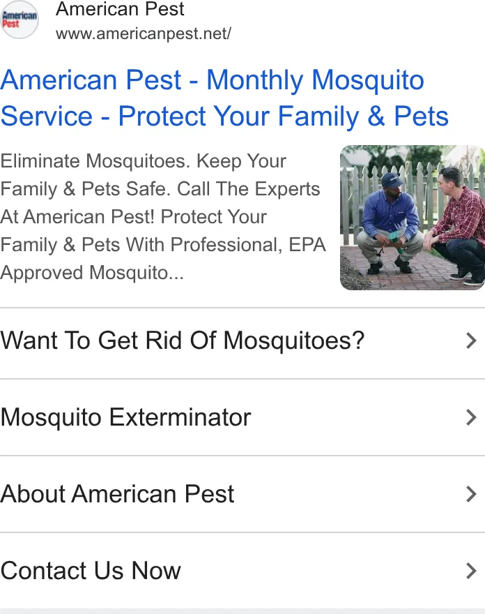 American Pest ad