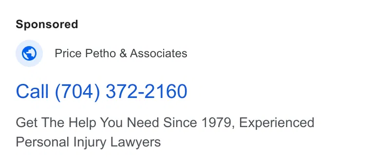 Price Petho & Associates ad