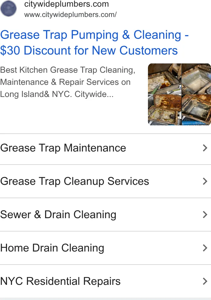 Citywide Sewer-Drain & Plumbing Corp ad