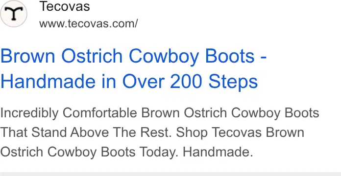 Tecovas ad