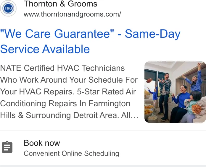 Thornton & Grooms ad