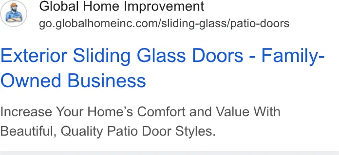 Global Home Improvement ad