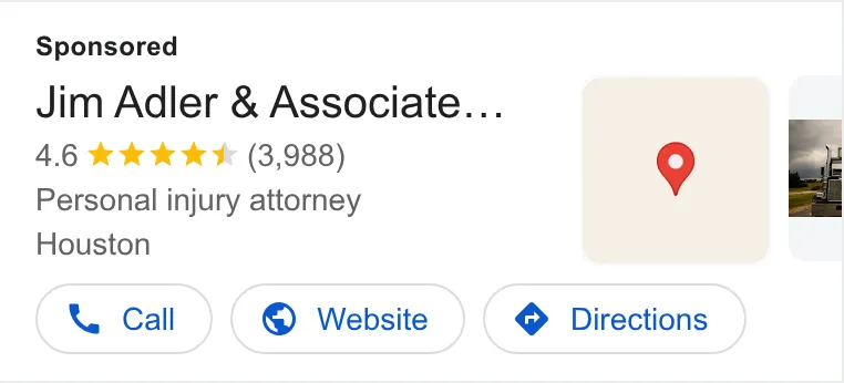 Jim Adler & Associates ad