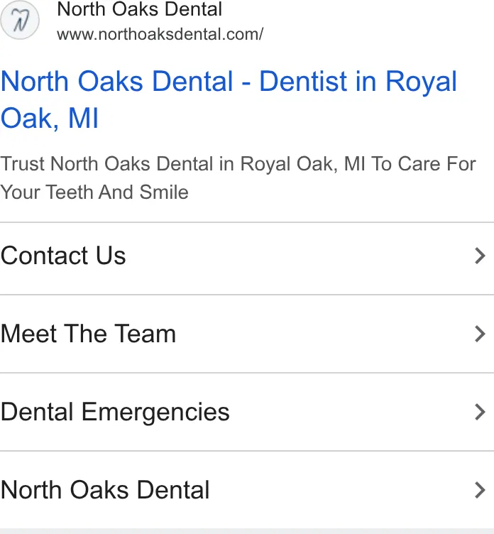 North Oaks Dental, Implant & Sedation Center | Royal Oak ad