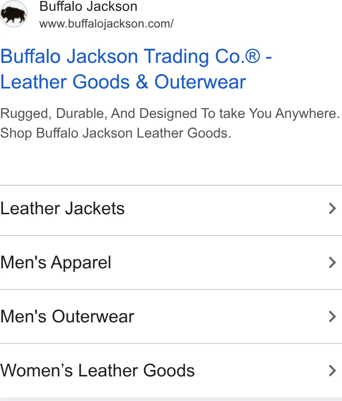 Buffalo Jackson Trading Co. ad
