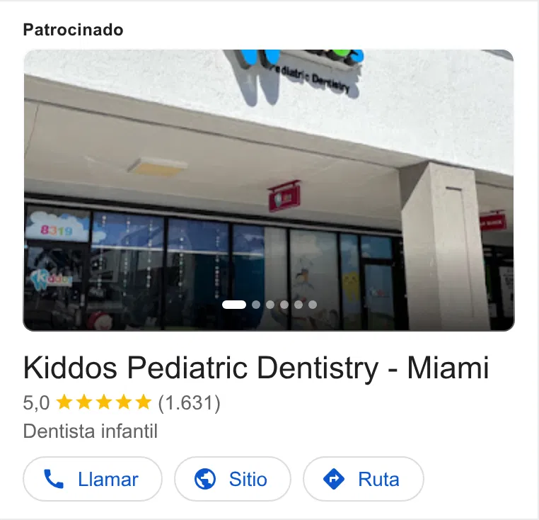 Kiddos Pediatric Dentistry ad