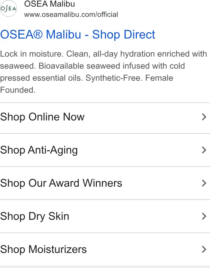 OSEA® Malibu ad