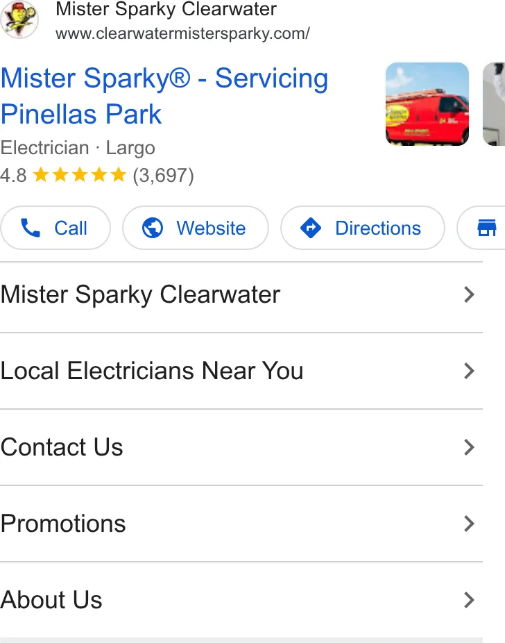 Mister Sparky ad