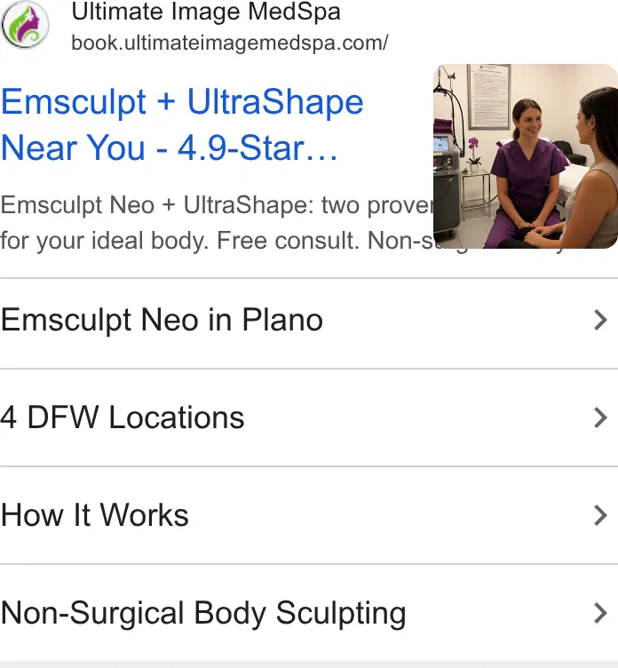 Ultimate Image MedSpa ad