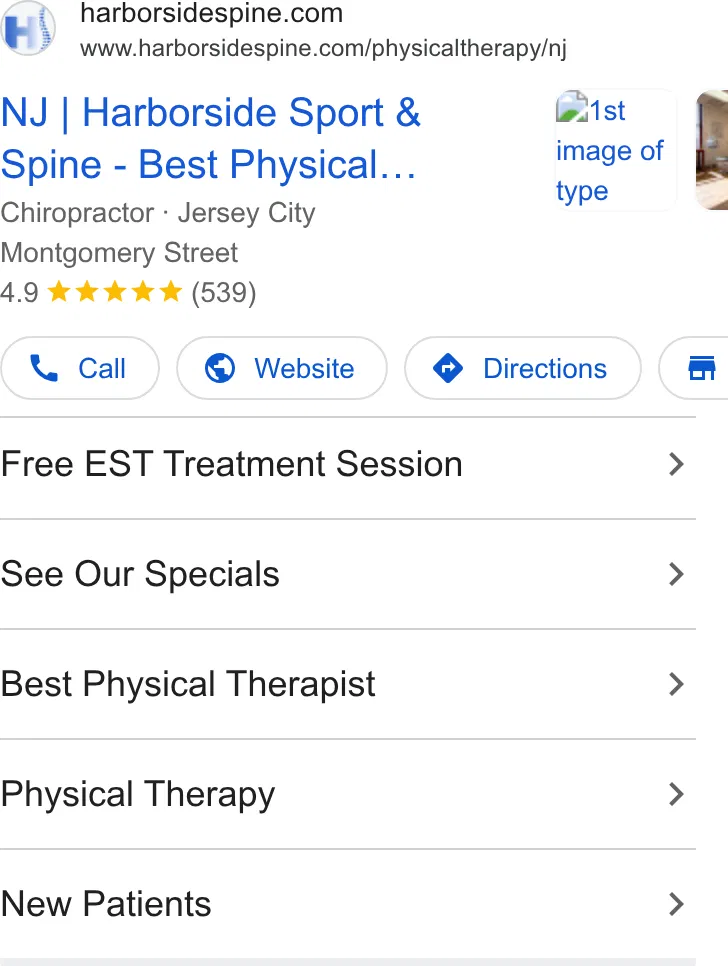 Harborside Sport & Spine, LLC ad