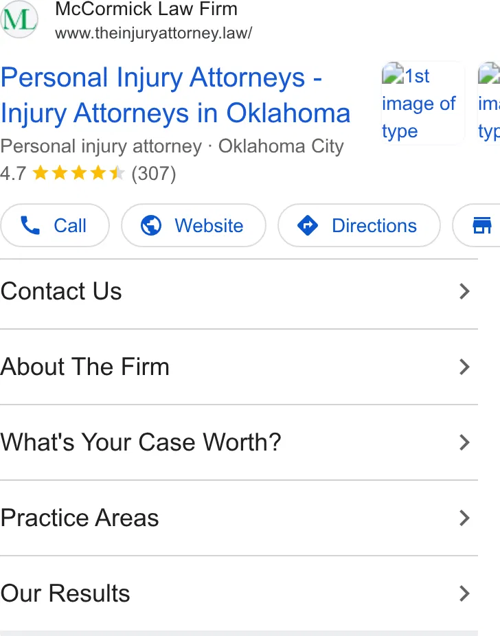 McCormick Law Firm ad