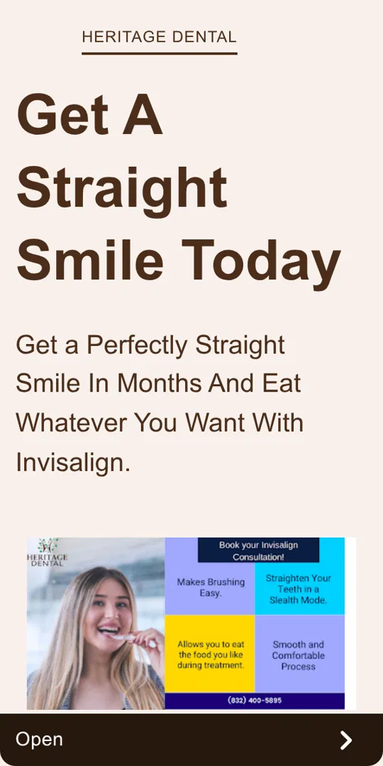 Heritage Dental - Katy ad