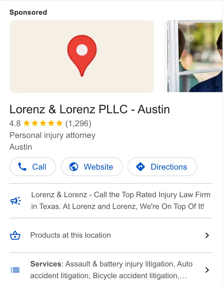 Lorenz & Lorenz PLLC ad
