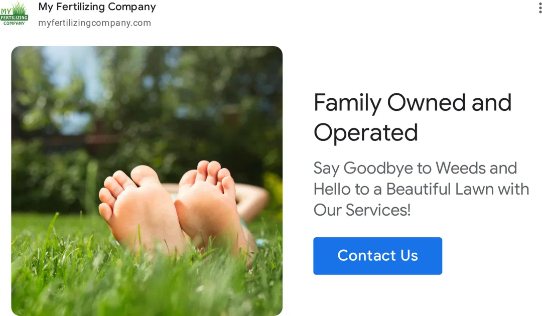 My Fertilizing Company ad