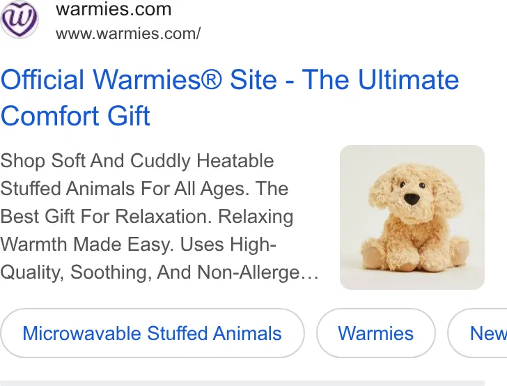 Warmies USA ad