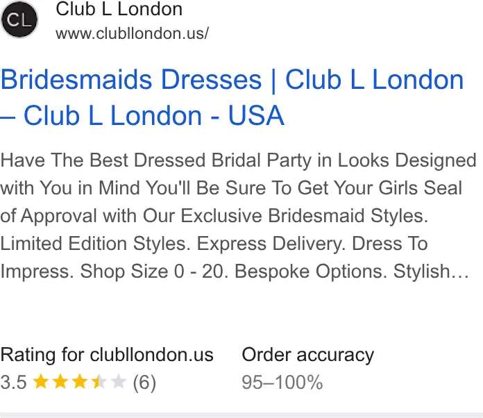 Club L London - USA ad