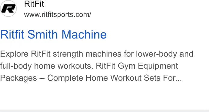 RitFit ad