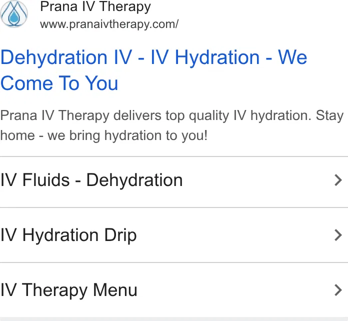 Prana IV Therapy ad