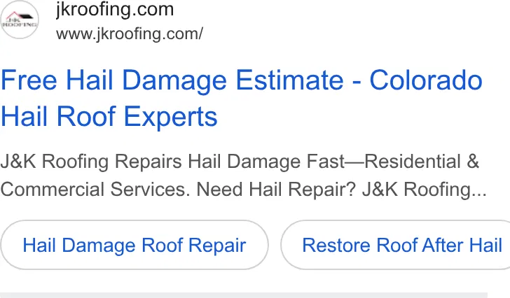 J&K Roofing ad