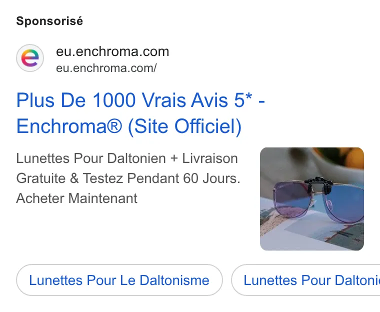 EnChroma ad