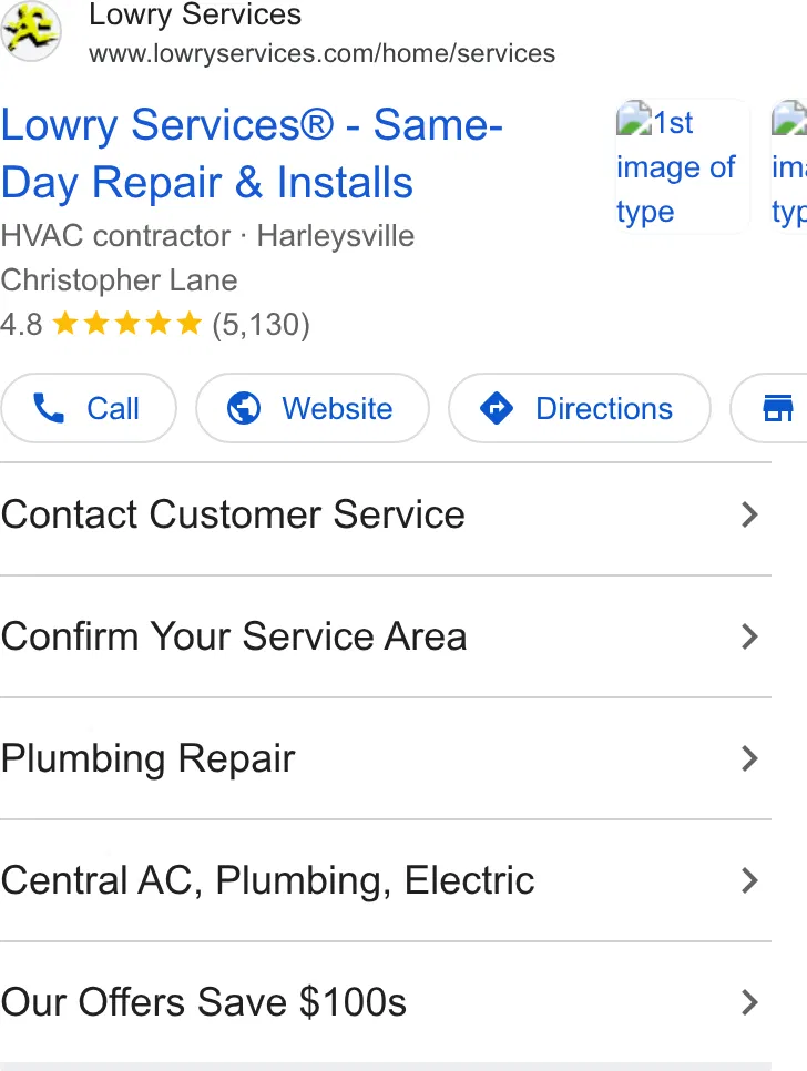 Lowry Services ad
