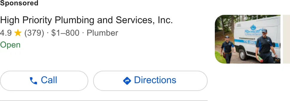 High Priority Plumbing and Services, Inc. - Conyers ad