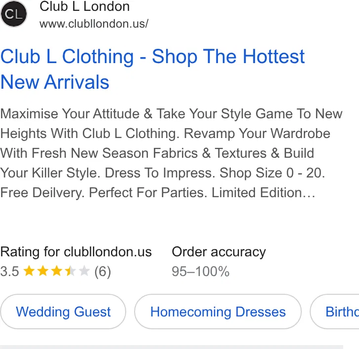 Club L London - USA ad