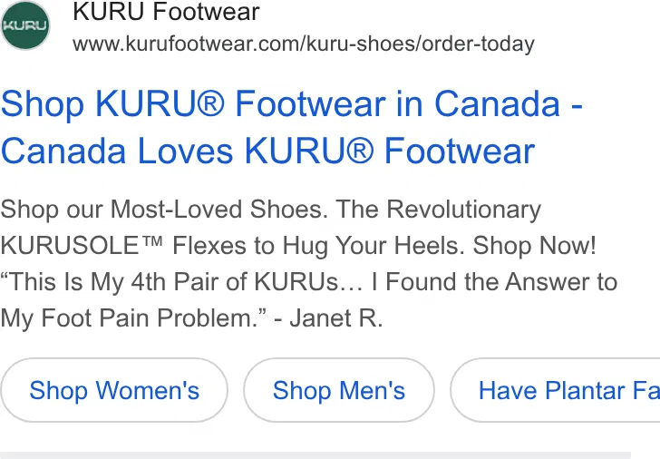KURU Footwear ad
