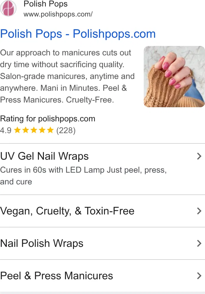 Polish Pops ad