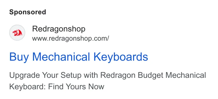 Redragonshop ad